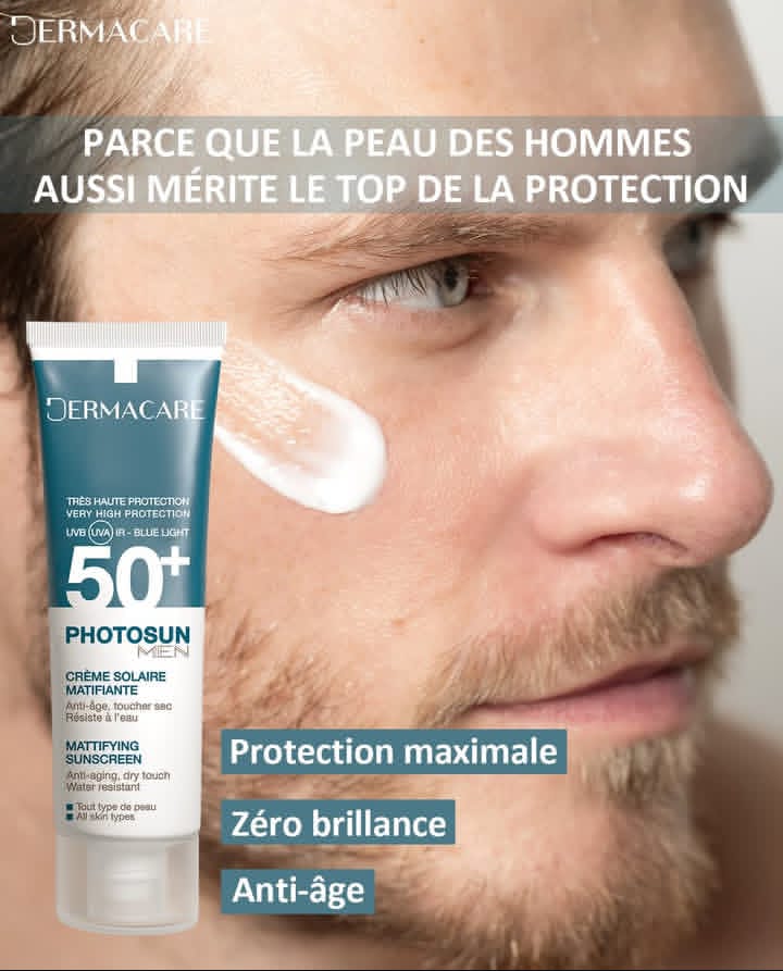 DERMACARE PHOTOSUN MEN SPF50+  EAU SOLAIRE DERMACARE PHOTOSUN100 ML(OFFERT) 