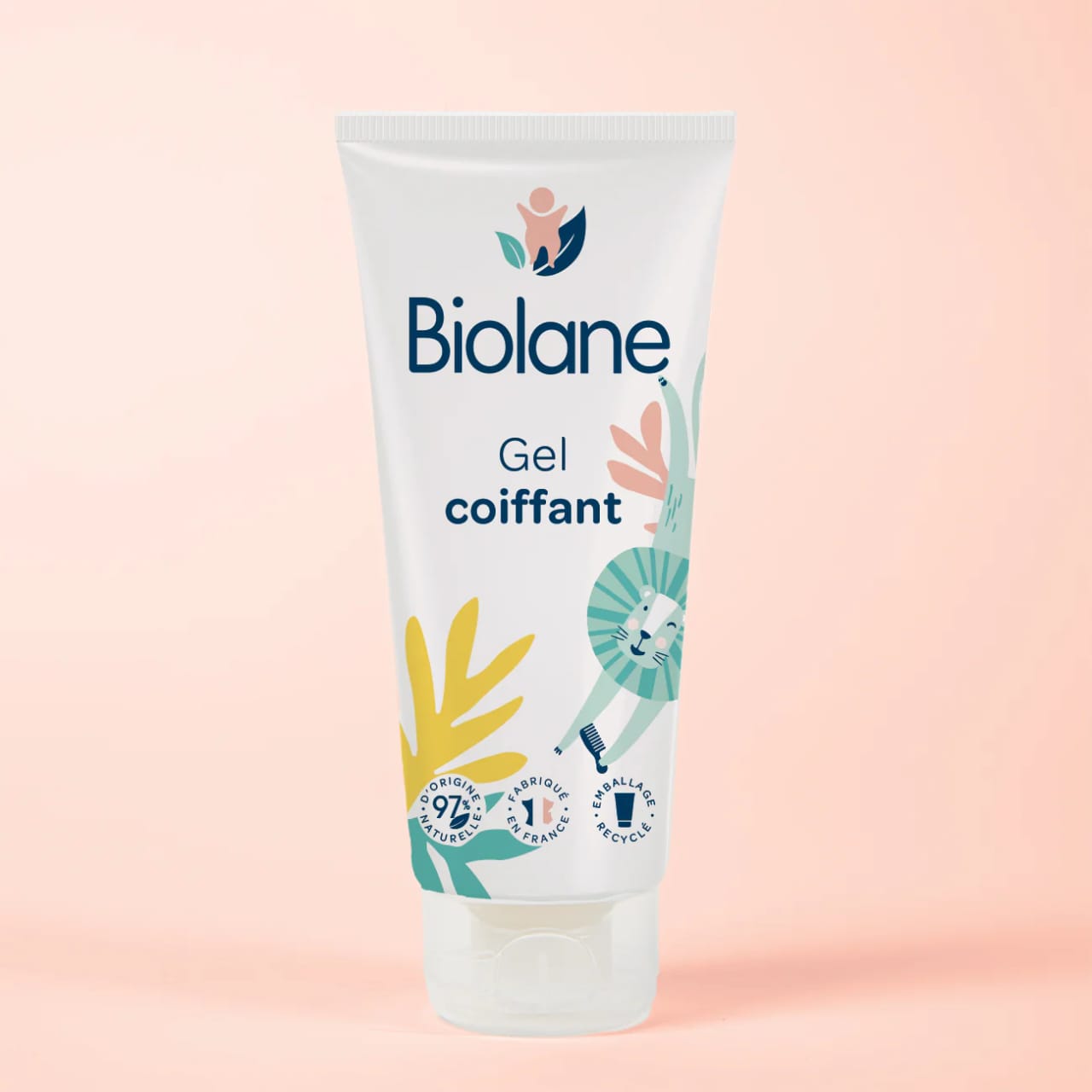 Le gel coiffant Biolane fixe durablement les cheveux sans les alourdir et sans laisser de résidus, pour un véritable "effet mouillé".