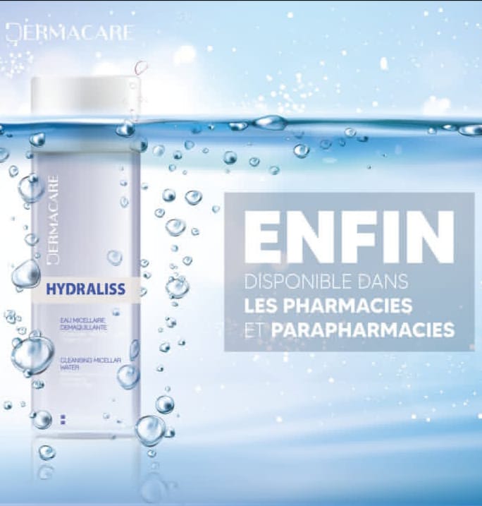 DERMACARE HYDRALISS EAU MICELLAIRE 4EN1 A L'ACIDE HYALURONIQUE 200ML 