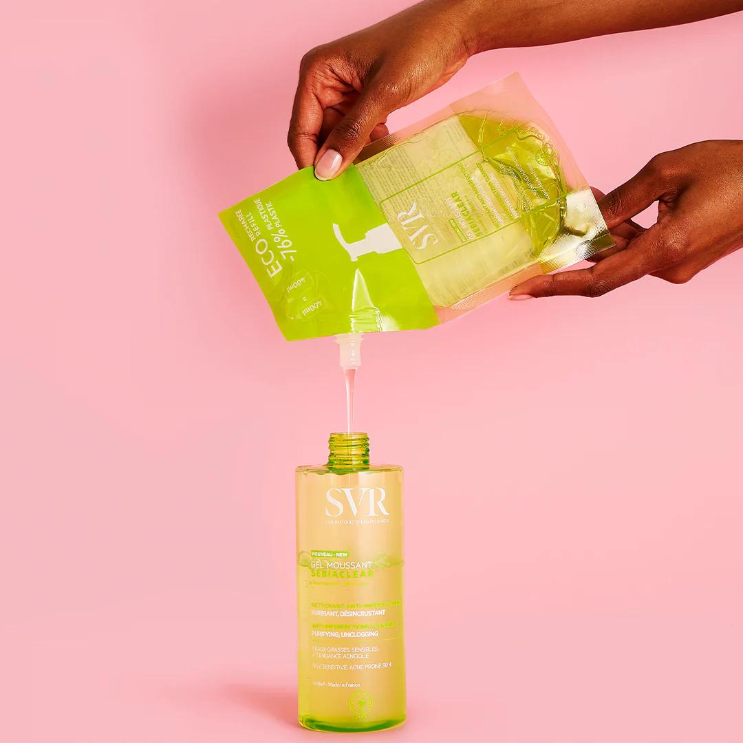 SVR SEBIACLEAR GEL MOUSSANT RECHARGE 400ML