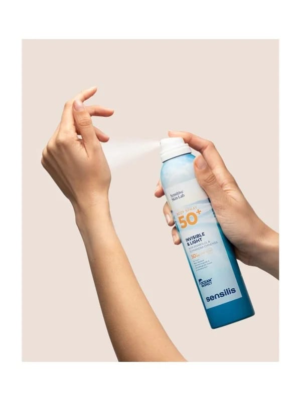 SENSILIS SUN SECRET BODY SPRAY TOUCHER SEC SPF50+ 200ML