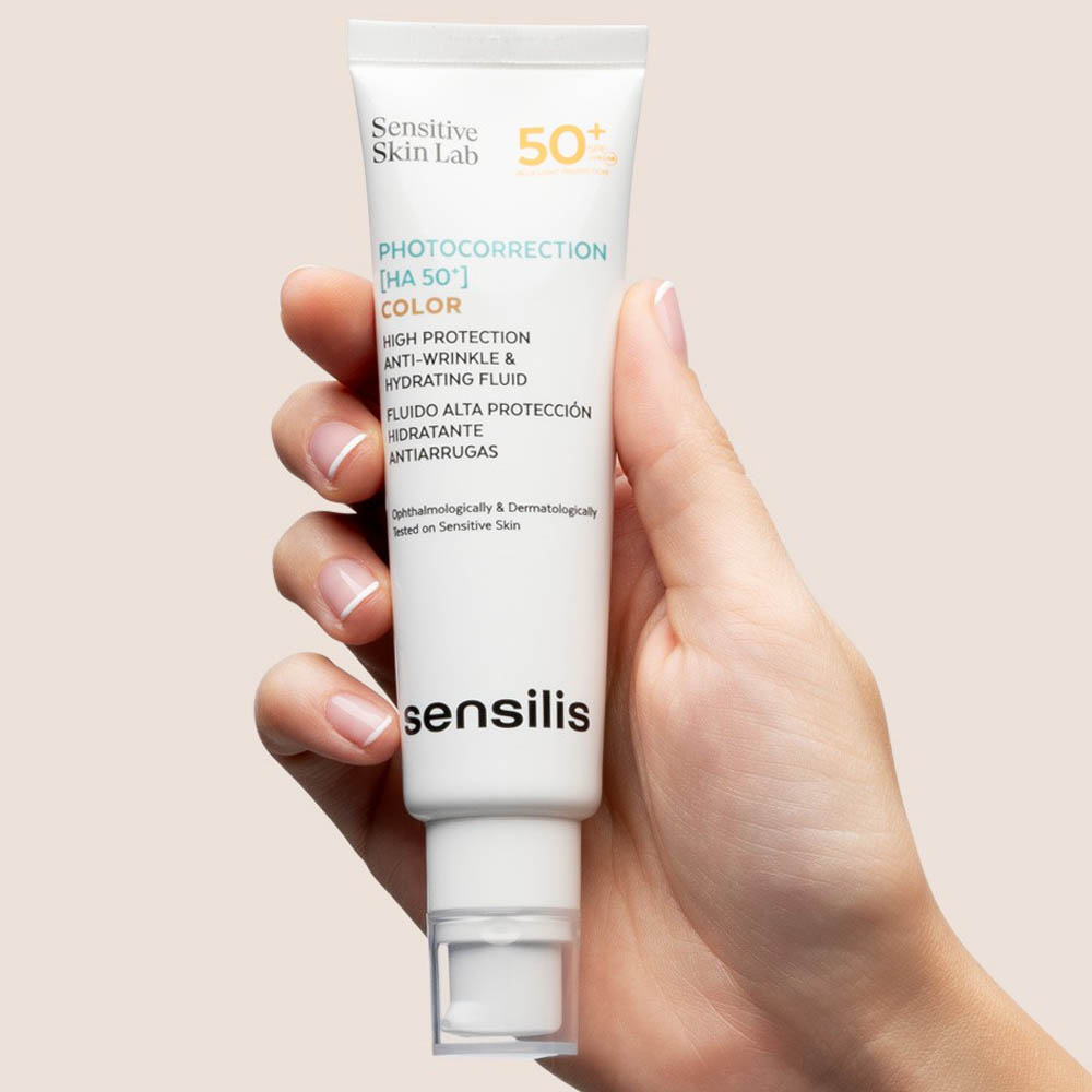 SENSILIS PHOTOCORRECTION [HA 50+] ECRAN FLUID TEINTE SPF 50 50ML