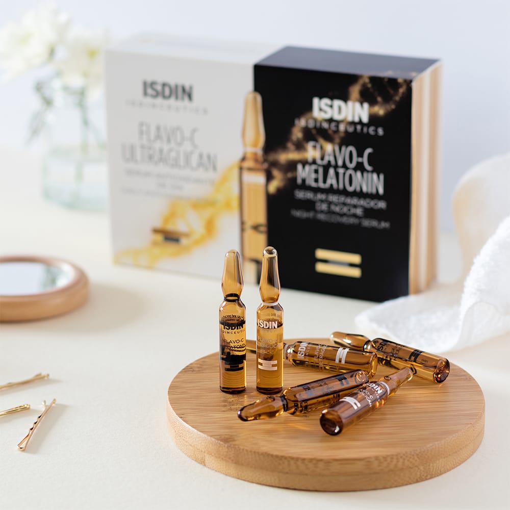 ISDIN ISDINCEUTICS FLAVO C MELATONIN&ULTRAGLICAN DAY&NIGHT 20 AMPOULES ISDIN