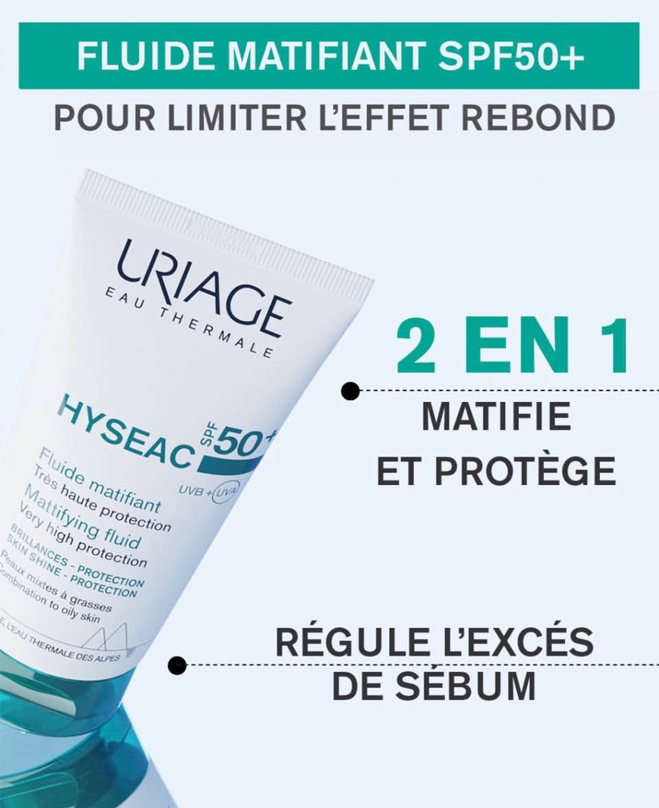 URIAGE HYSEAC FLUIDE SPF50+ 50ML