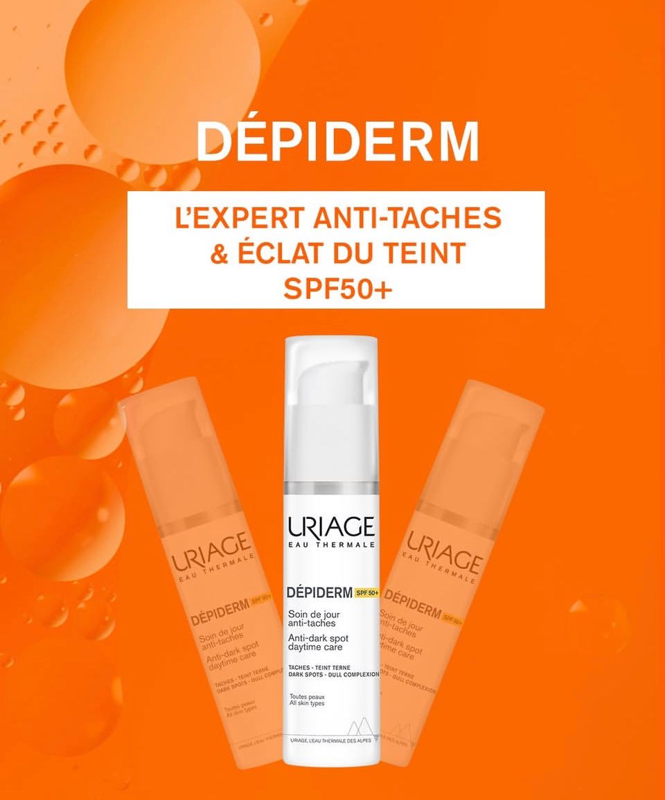 URIAGE DEPIDERM SOIN DE JOUR ANTI TACHES SPF50 30ML