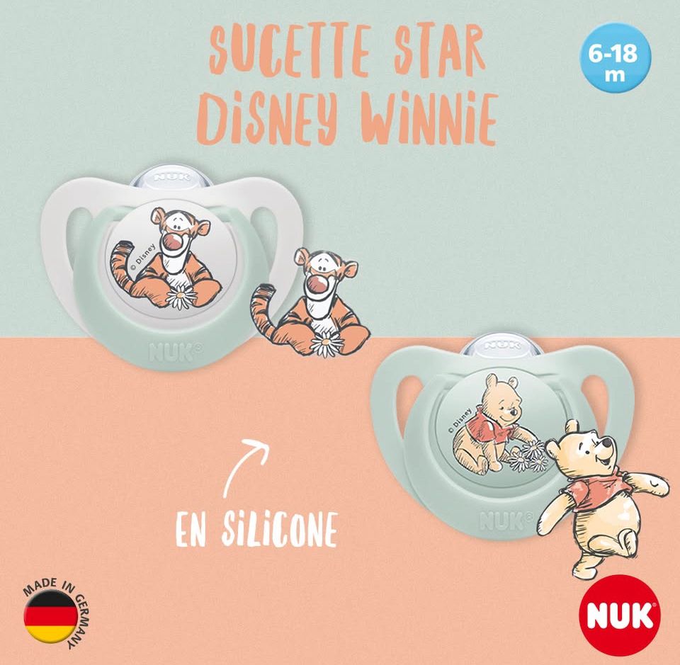 NUK SUCETTE STAR 6-18M