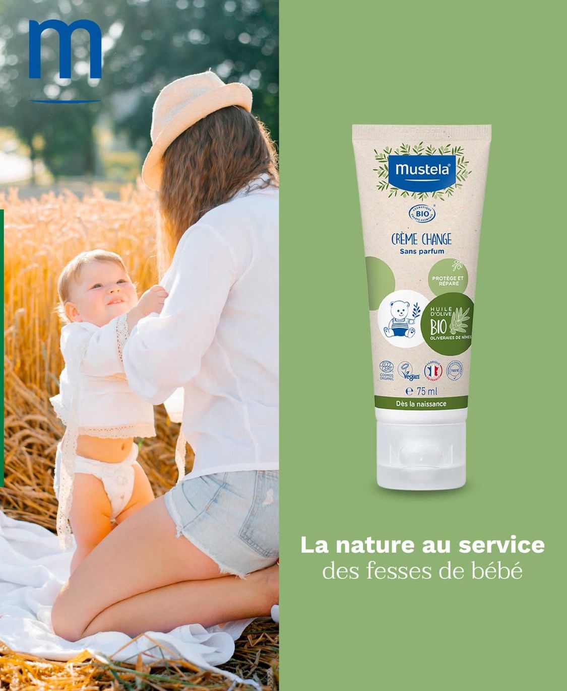 MUSTELA BIO CREME DE CHANGE 75ML