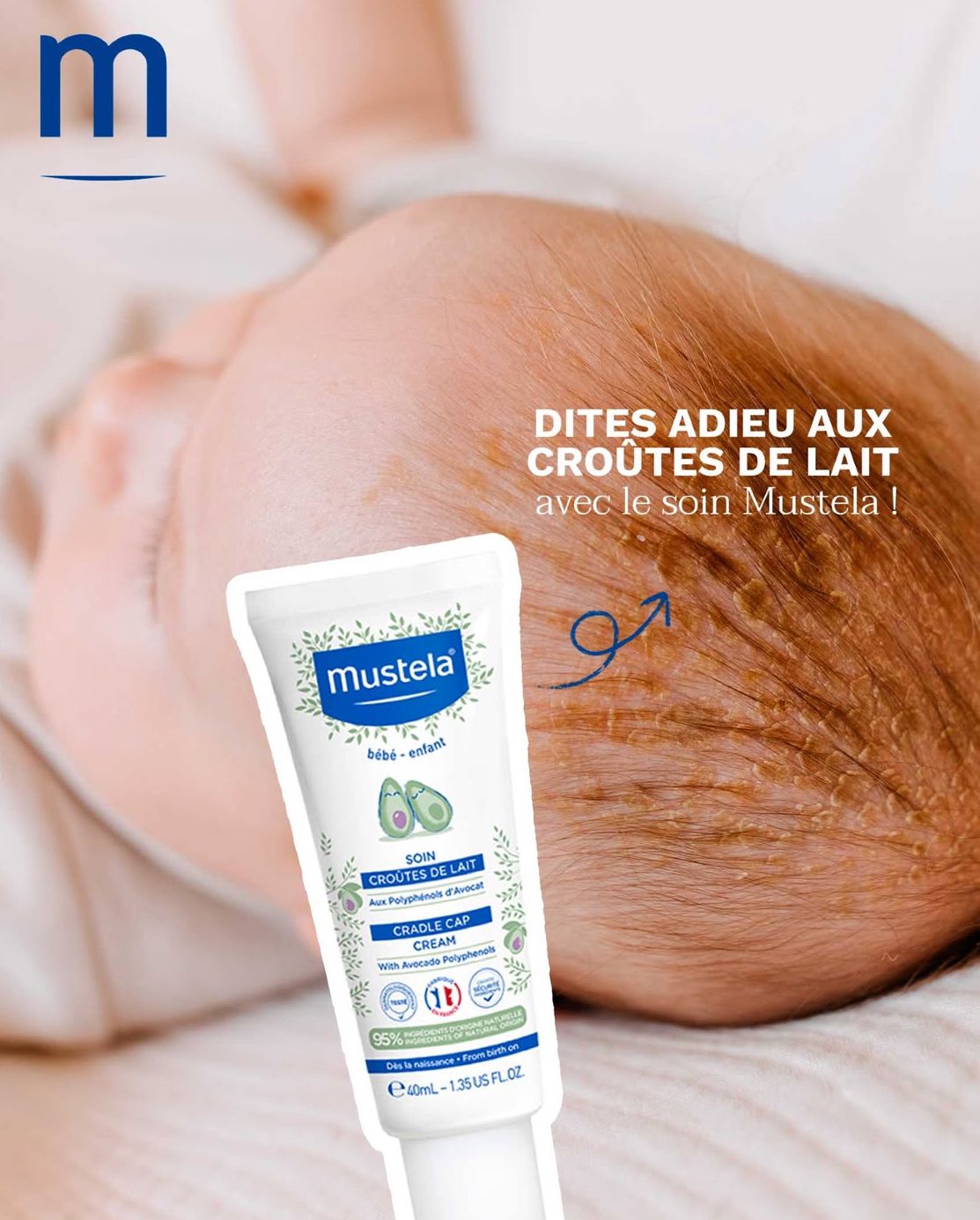 MUSTELA SOIN CROUTES DE LAIT 40ML