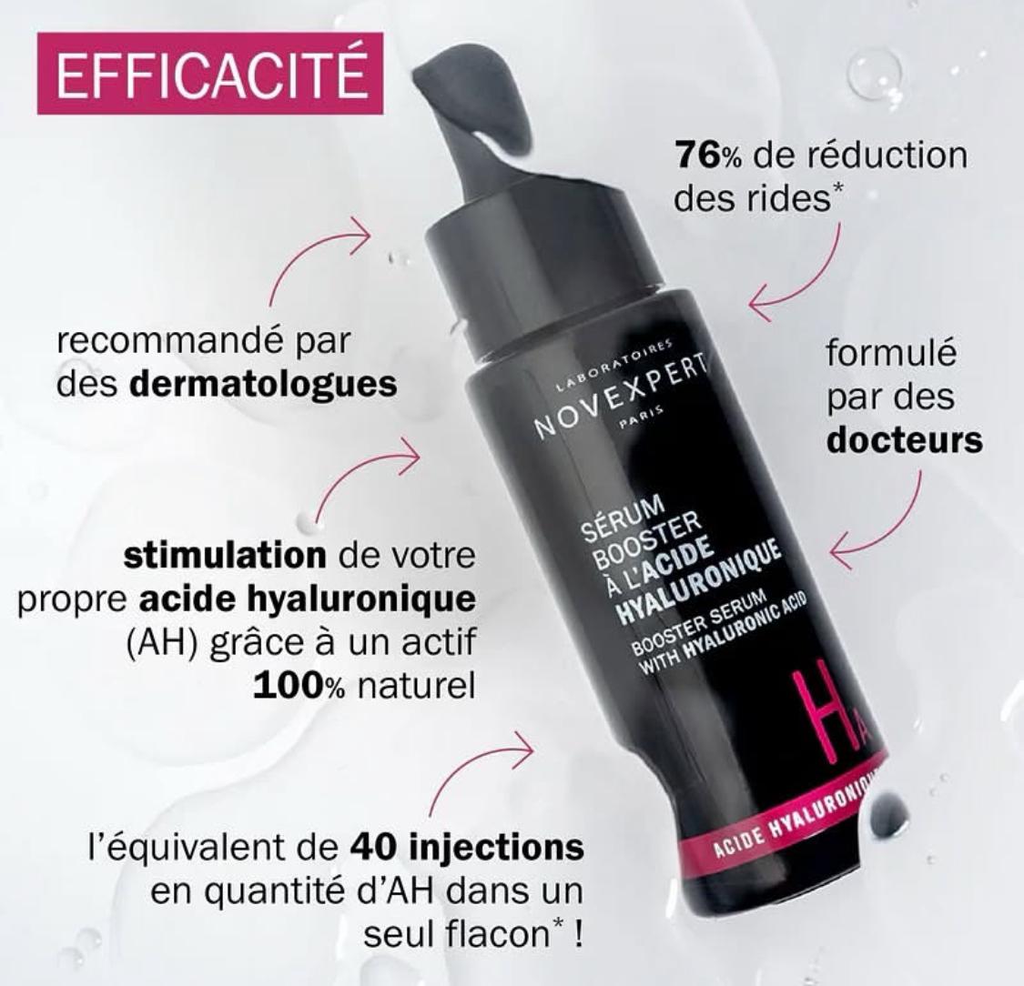 NOVEXPERT SERUM BOOSTER A L'ACIDE HYALURONIQUE 30ML