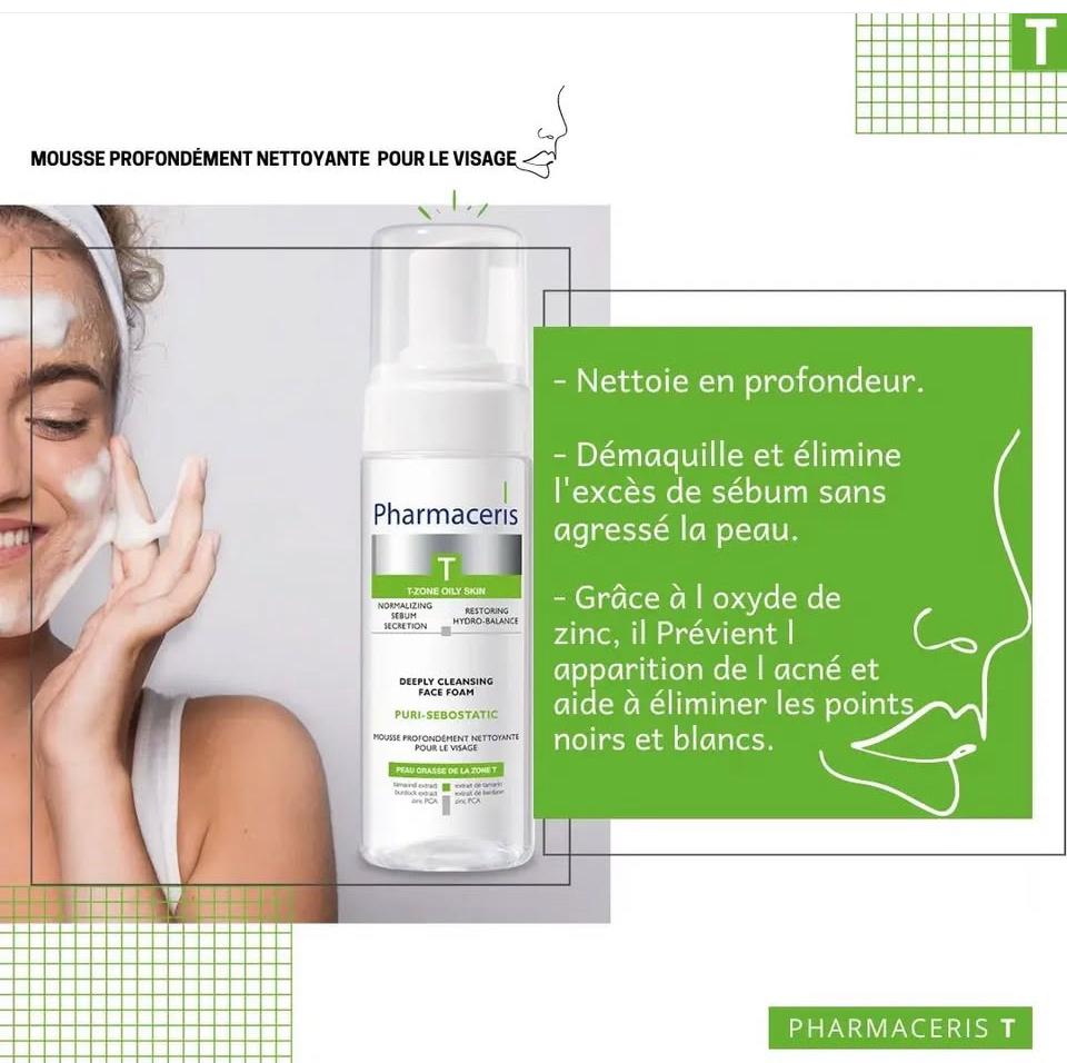 PHARMACERIS T MOUSSE NETTOYANTE 150 ML