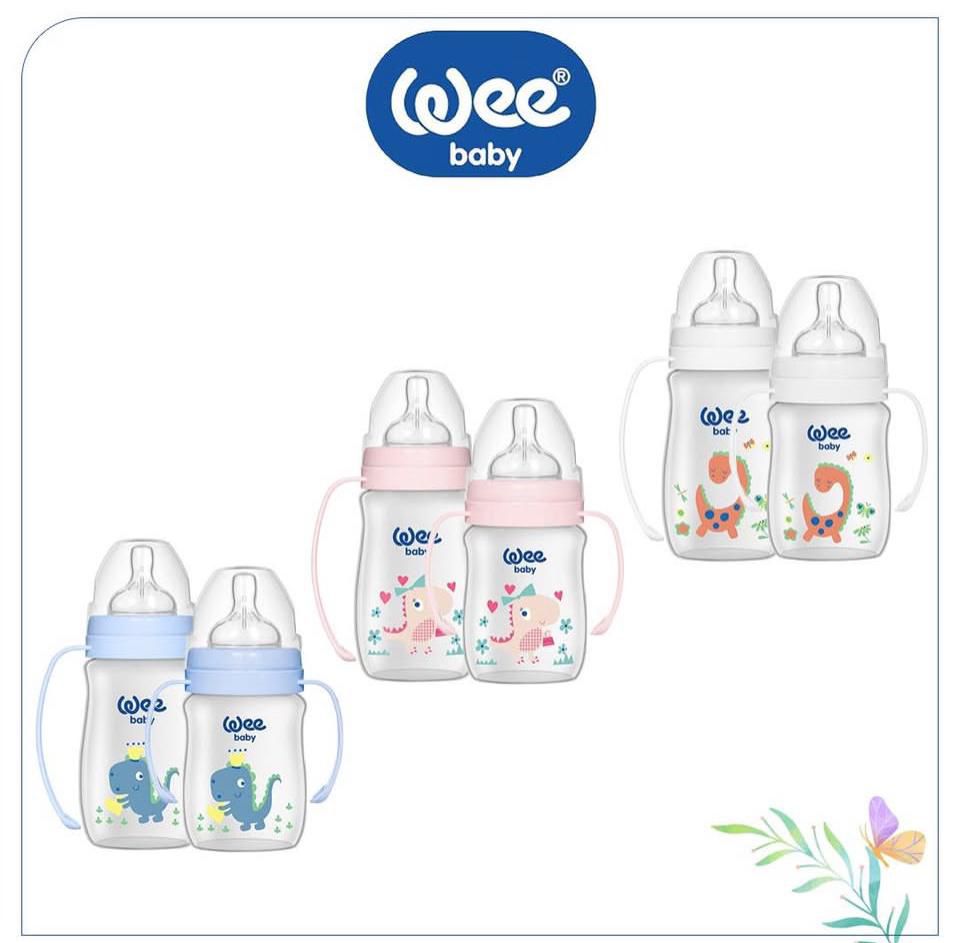 WEE BABY BIBERON COL LARGE PP AVEC POINGEE 0-6M 150ML 137