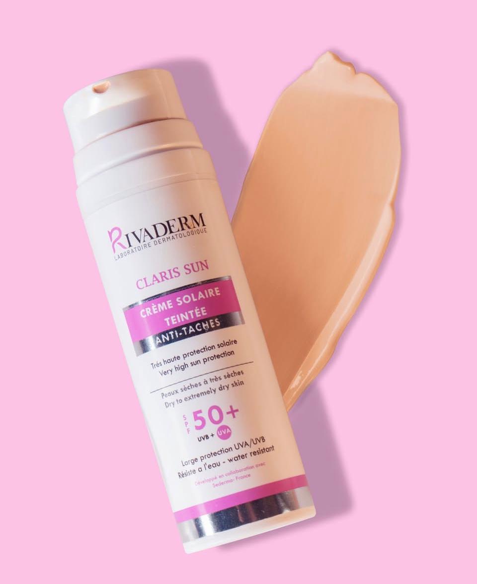 RIVADERM CLARIS SUN TEINTE SPF50+ 50ML 