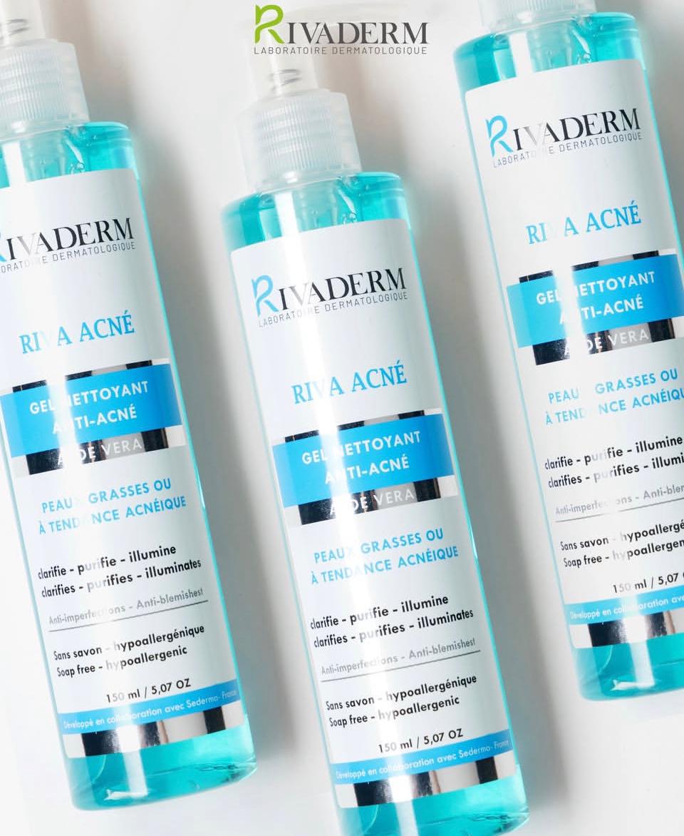 RIVADERM RIVA ACNE GEL NETTOYANT 100ML 