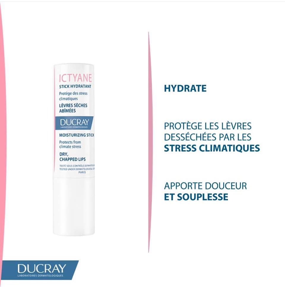  DUCRAY ICTYANE STICK HYDRATANT LEVRES 3G
