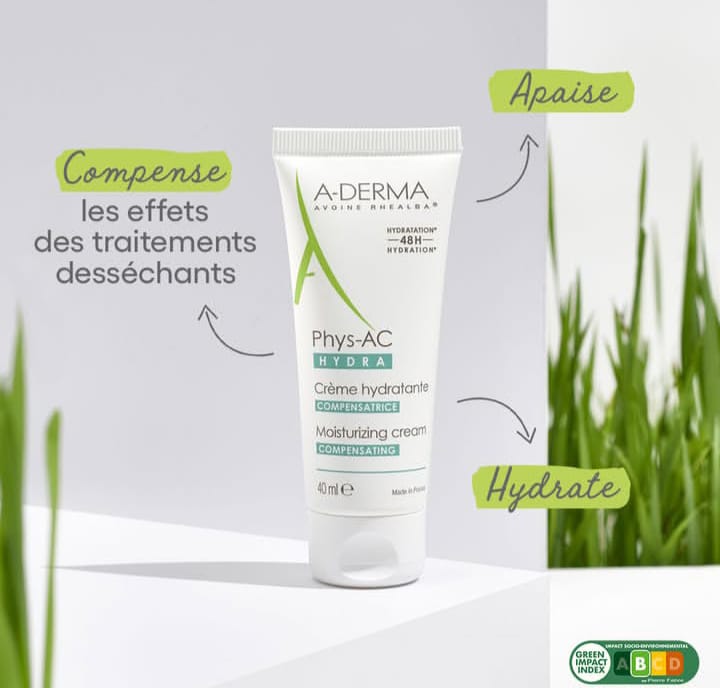 ADERMA BIOLOGY AC HYDRA Creme Compensatrice Ultra Apaisante 40ML