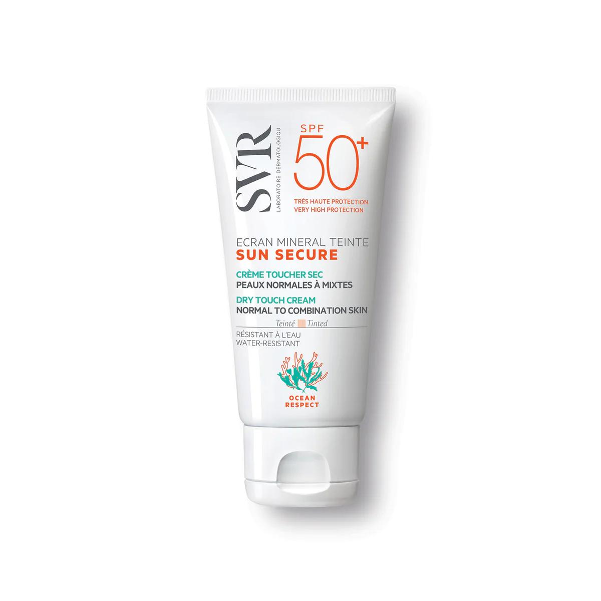 SVR SUN SECURE ECRAN MINERAL TEINTE PEAUX SECHES A TRES SECHES SPF50+ 50ML