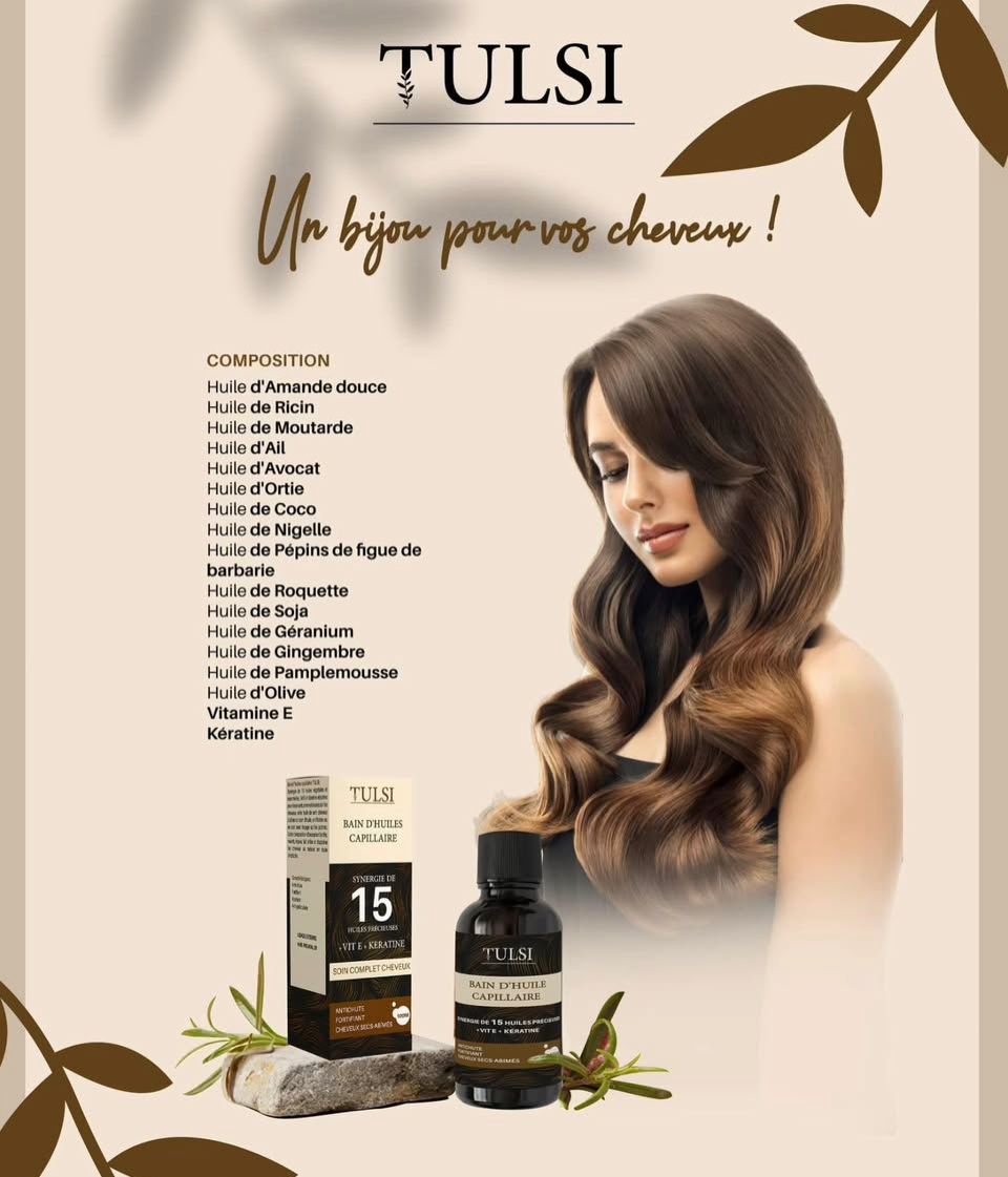 TULSI Bain D’huile Capillaire 100 ml