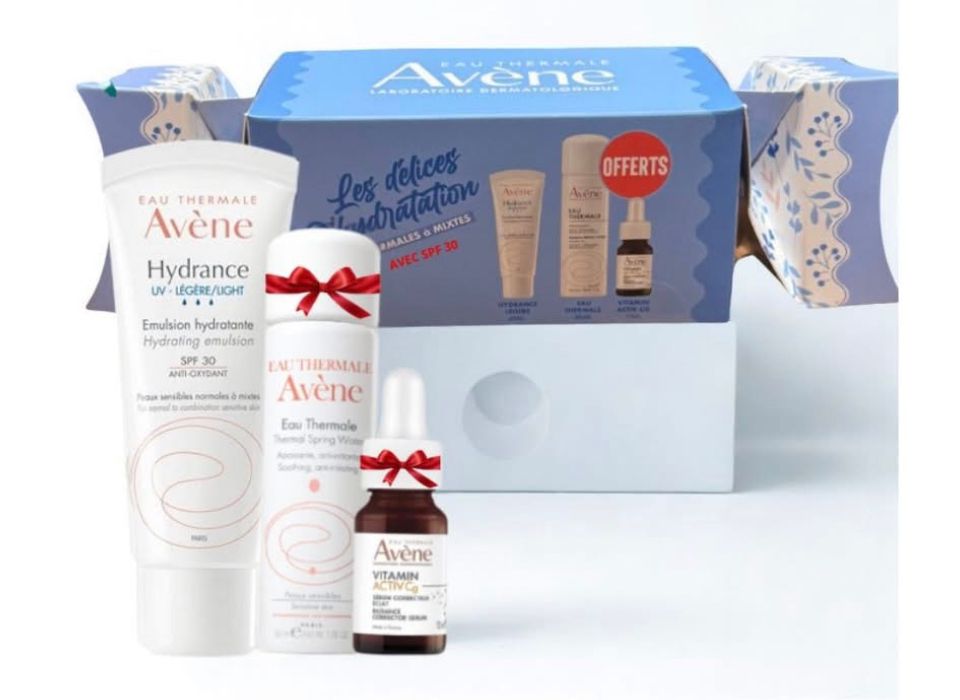 AVENE COFFRET DELICE HYDRATION HYDRANCE LEGERE SPF30 50ML+EAU THERMALE SPRAY 50ML (OFFERT)+SERUM ACTIV Cg 10ML (OFFERT)