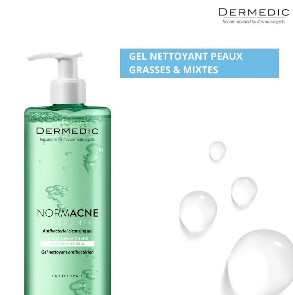 DERMEDIC NORMACNE PREVENTI GEL NETTOYANT ANTI BACTERIEN 200ML