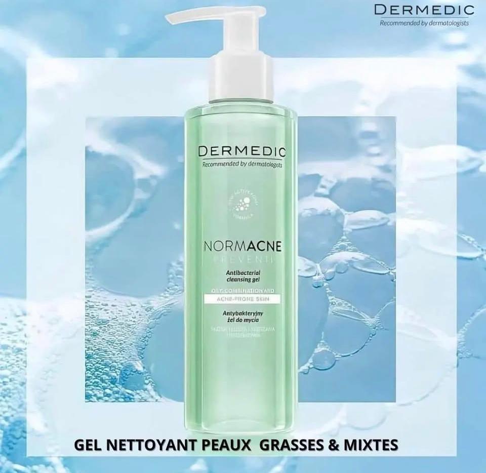 DERMEDIC NORMACNE PREVENTI GEL NETTOYANT ANTI BACTERIEN 500ML