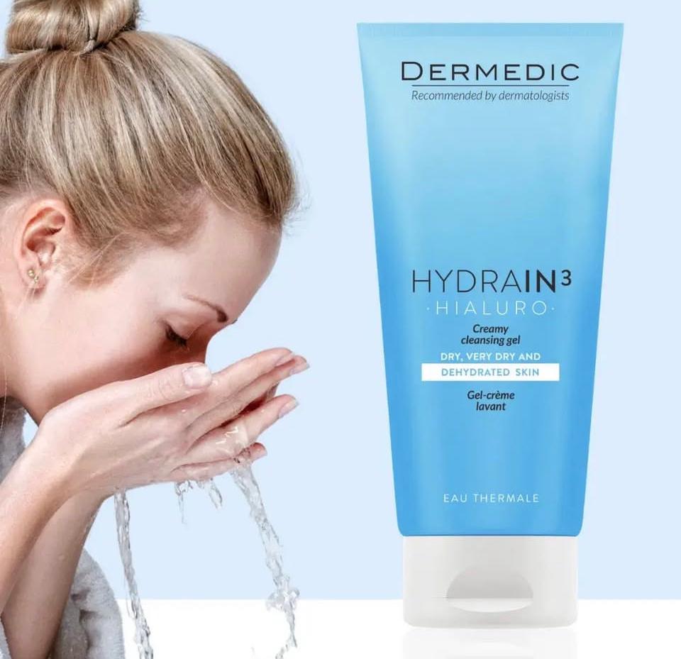 DERMEDIC HYDRAIN 3 HIALURO GEL NETTOYANT 200ML