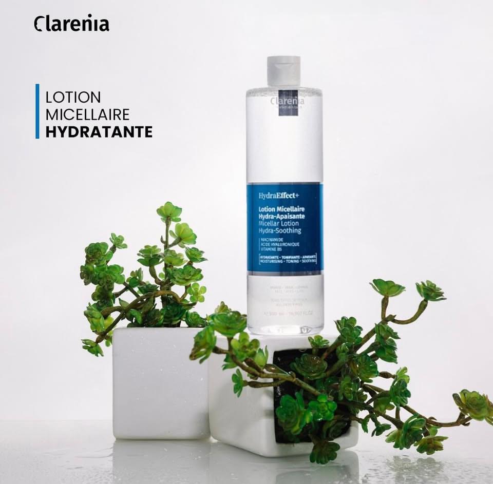 CLARENIA HYDRAEFFECT+ LOTION MICELLAIRE HYDRA APAISANTE 500ML