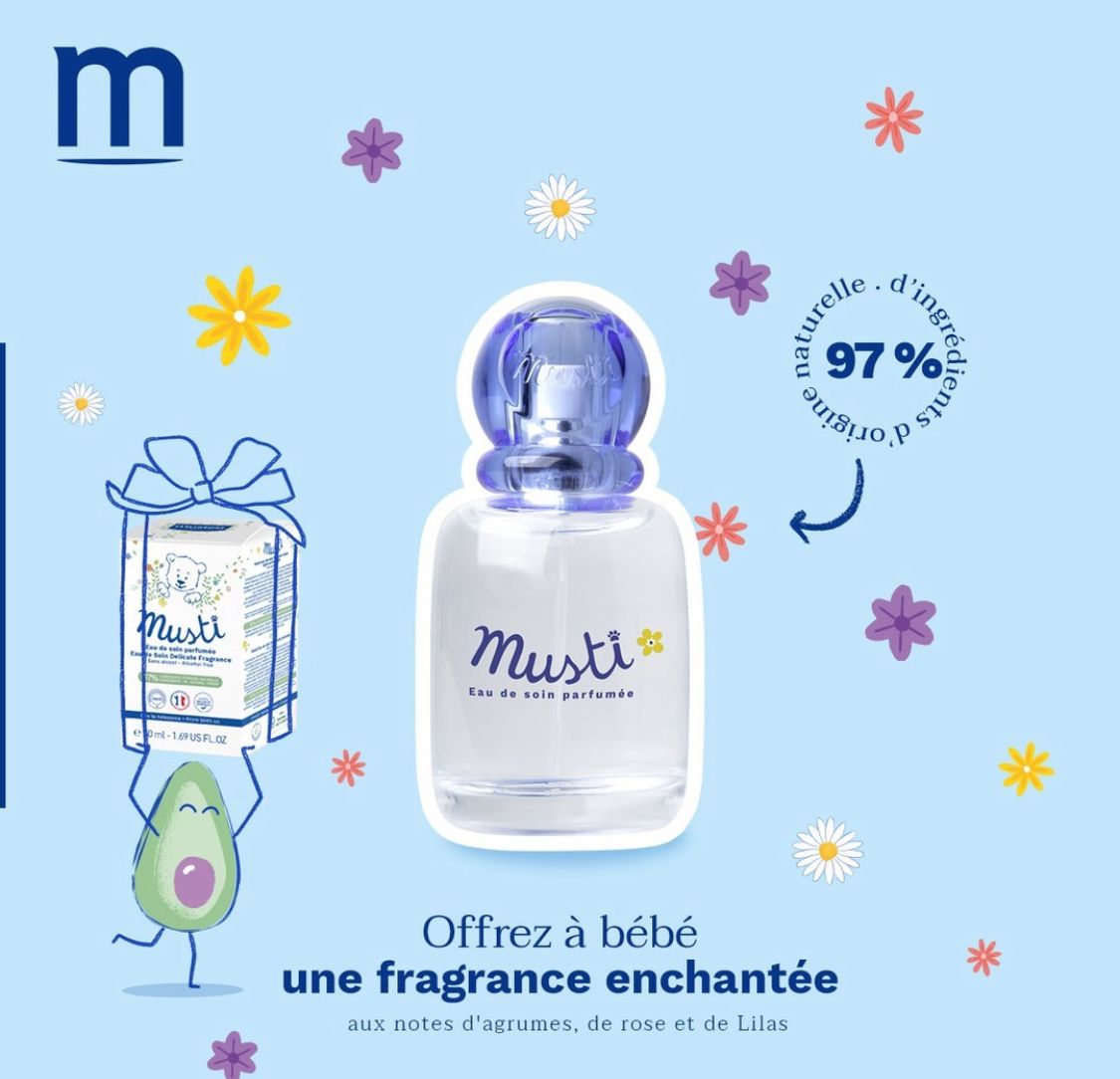 MUSTELA MUSTI EAU DE SOIN PARFUMEE 50ML