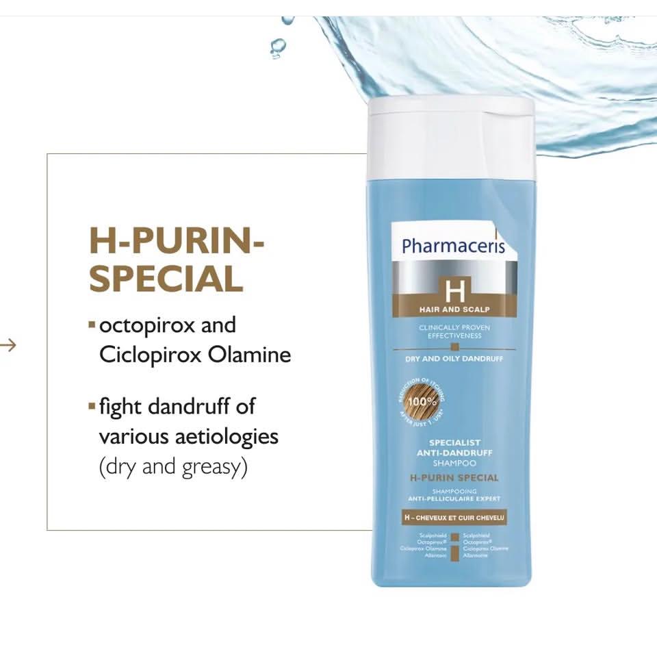 PHARMACERIS SHAMPOOING H-PURIN SPECIAL SPECIALIST ANTIPELLICULAIRE 250ML