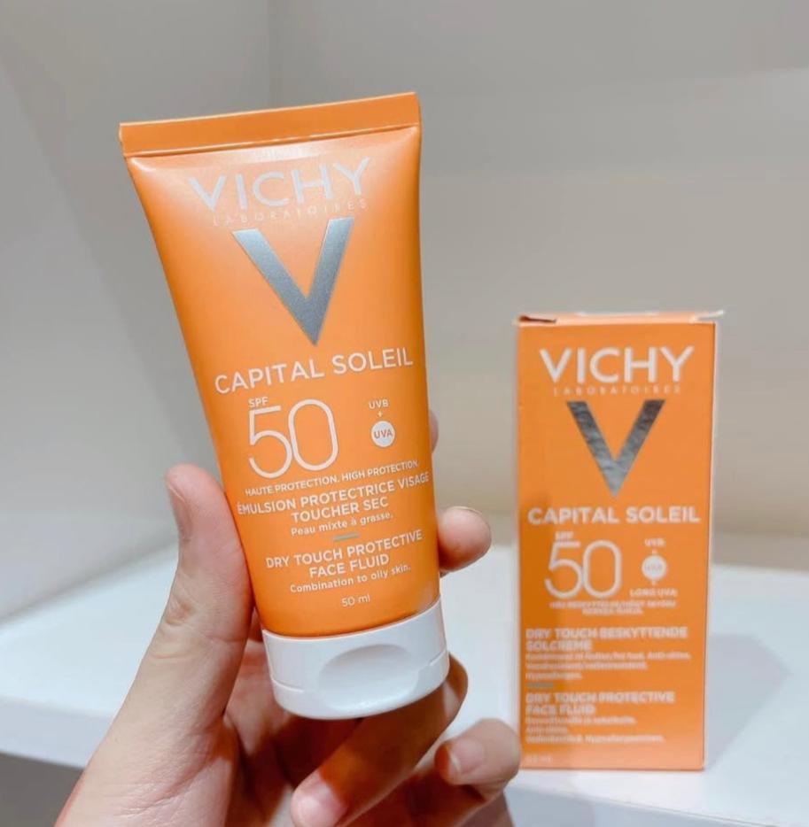 VICHY CAPITAL SOLEIL EMULSION TOUCHER SEC SPF 50+ 50ML