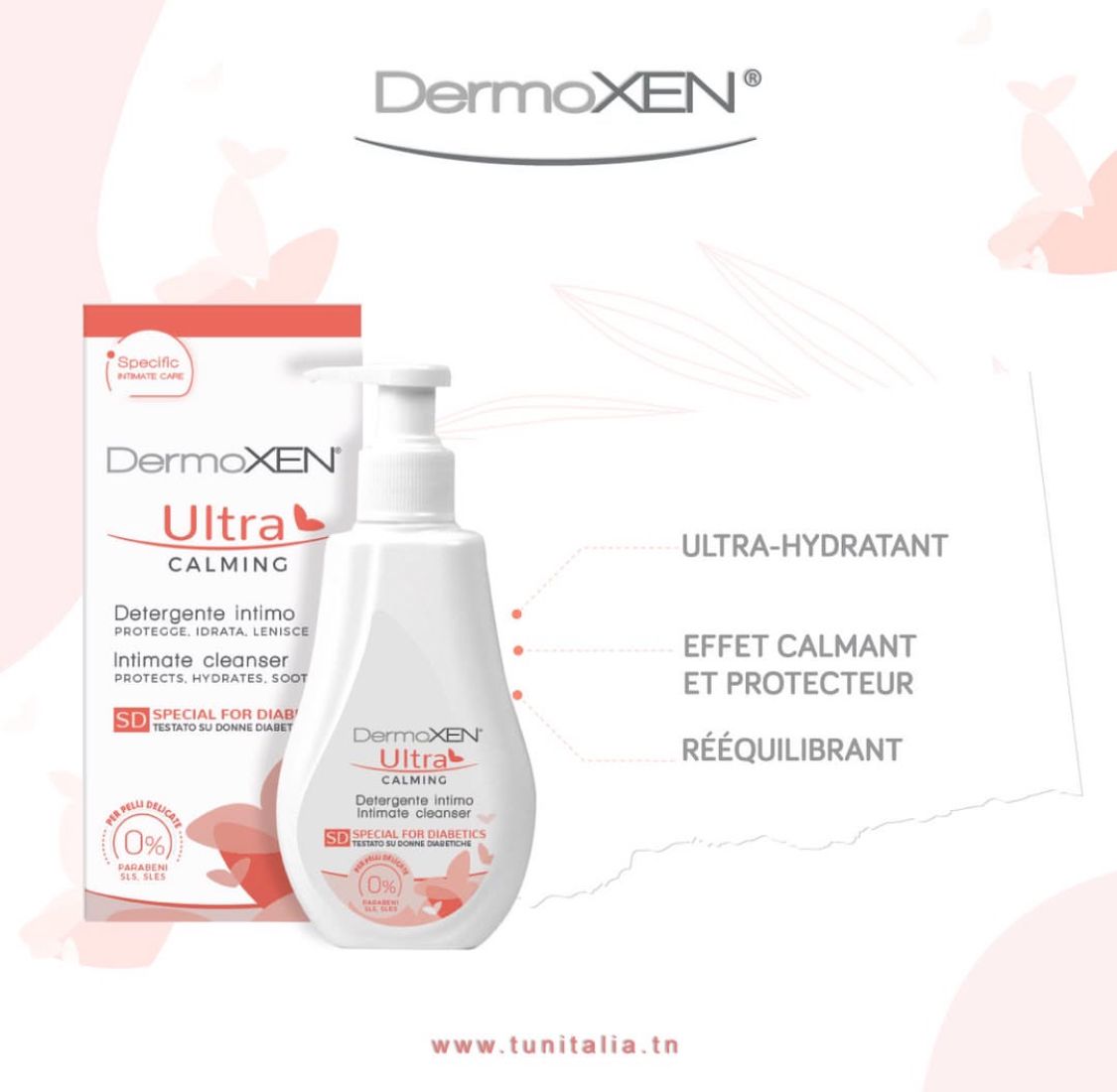 Gel de toilette intime pour les diabétiques 100ml