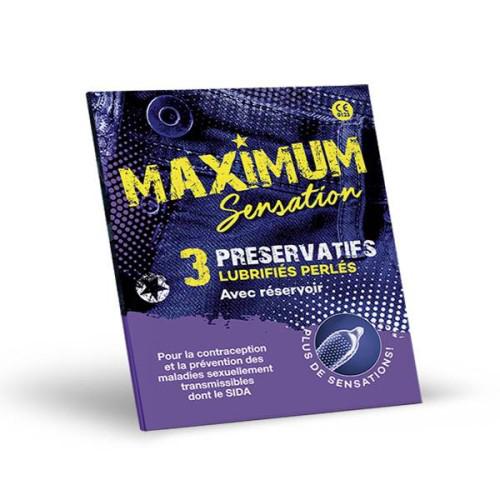 MAXIMUM SENSATION PRESERVATIF BT/3 COTUPHA