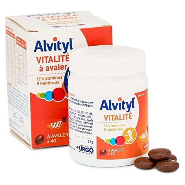 ALVITYL VITALITE VITAMINES+MINERAUX+OLIGO BT/40