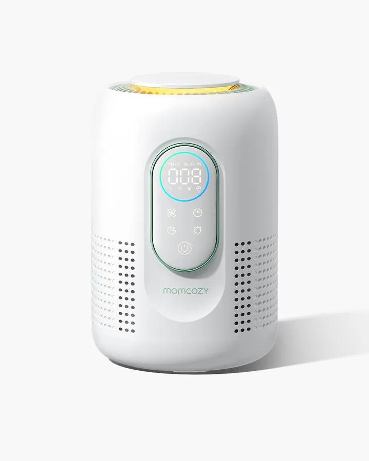 Momcozy Purificateur d’Air Chambre Bébé – HEPA H13 | Anti-Pollution & Anti-Humidité | Veilleuse