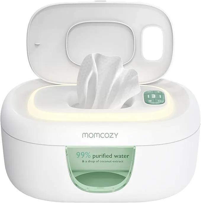 Momcozy – Chauffe-Lingettes & Veilleuse Intégrée