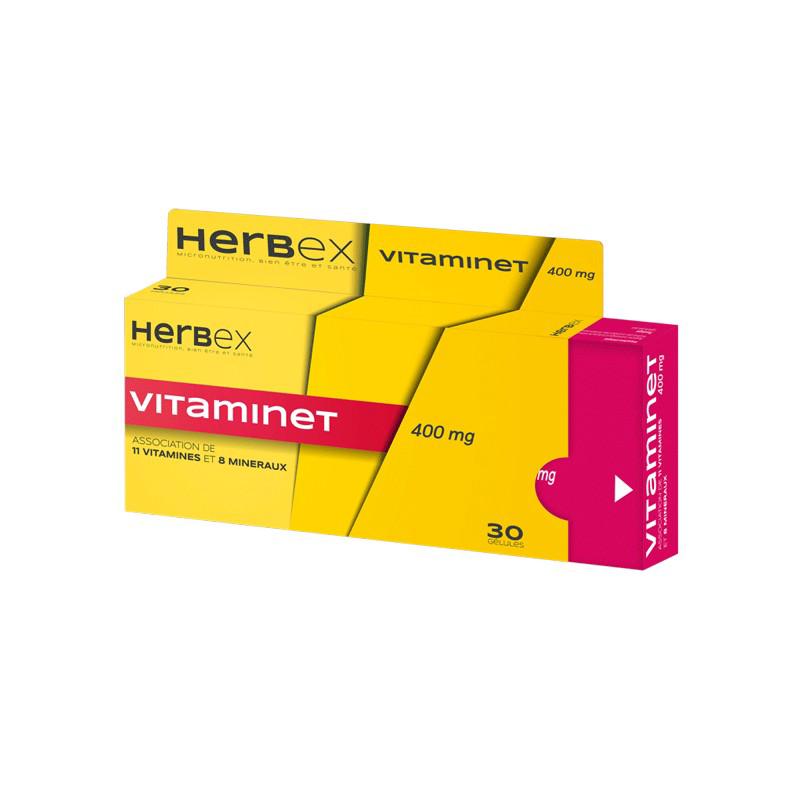HERBEX VITAMINET 400MG 30 GELULES HERBEX