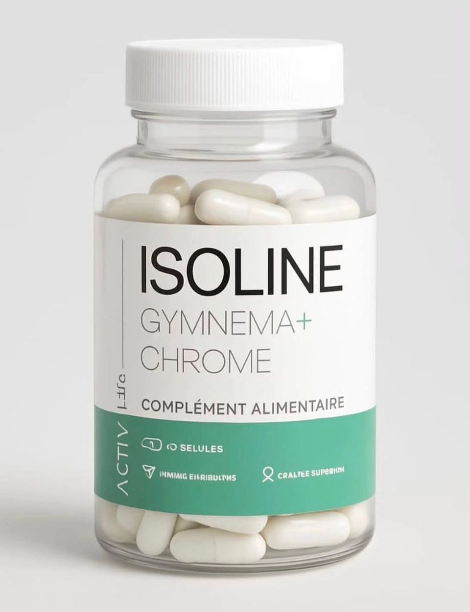 ACTIV LIFE ISOLINE GYMNEMA+CHROME PICOLINATE 90 GELULES