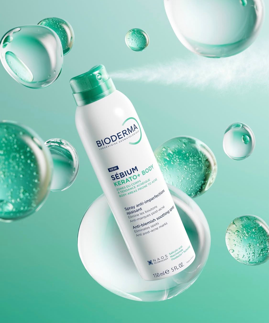 BIODERMA SEBIUM KERATO+ BODY SPRAY 150ML