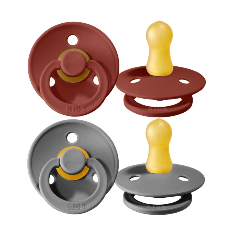BIBS 02 SUCETTES PACIFIER RUST SMOKE 