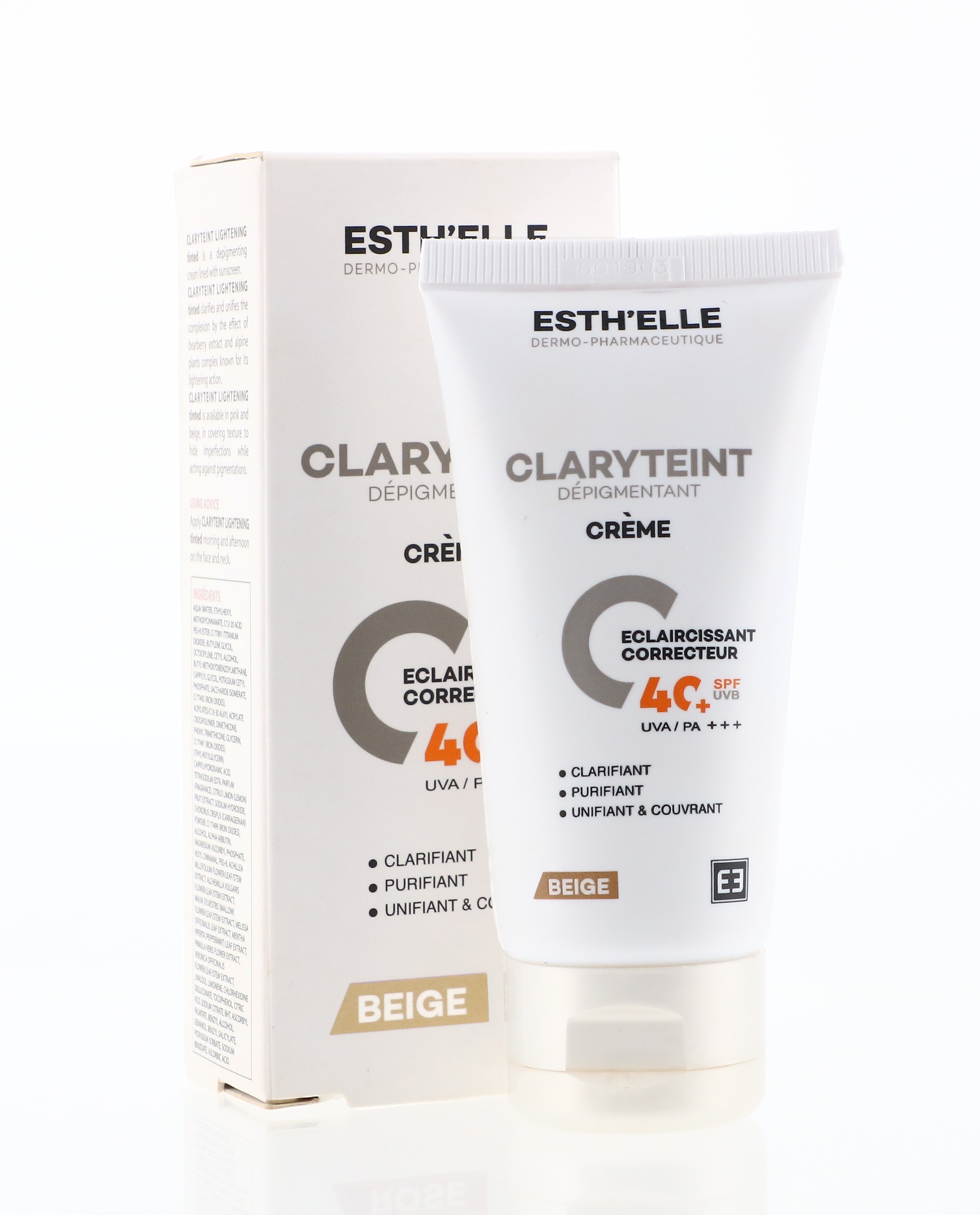 ESTHELLE ECRAN CLARYTEINT spf40+