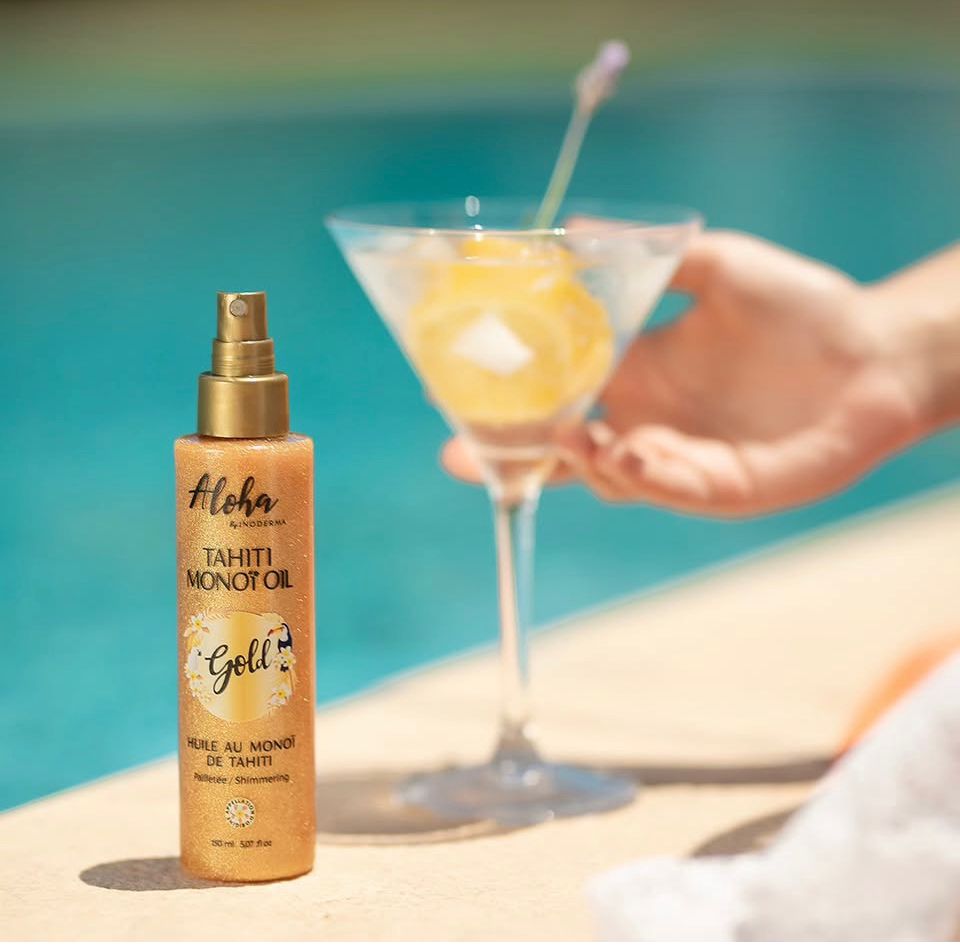 INODERMA ALOHA HUILE DE MONOI DE TAHITI PAILLETEE